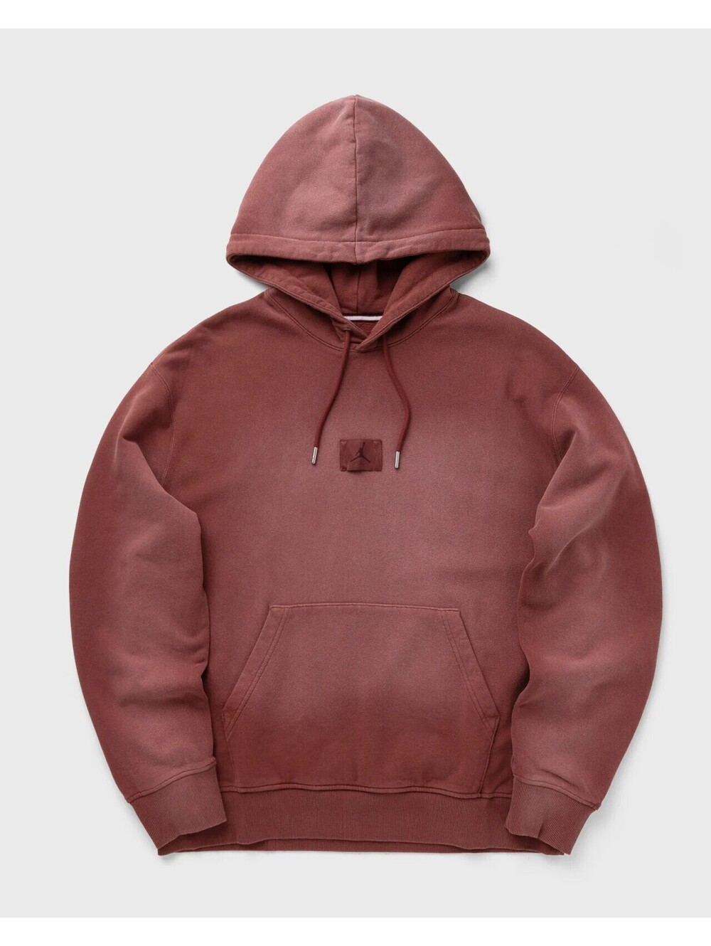 Size M - Jordan Flight Fleece Pullover Hoodie Dark Pony Red FV7249-231